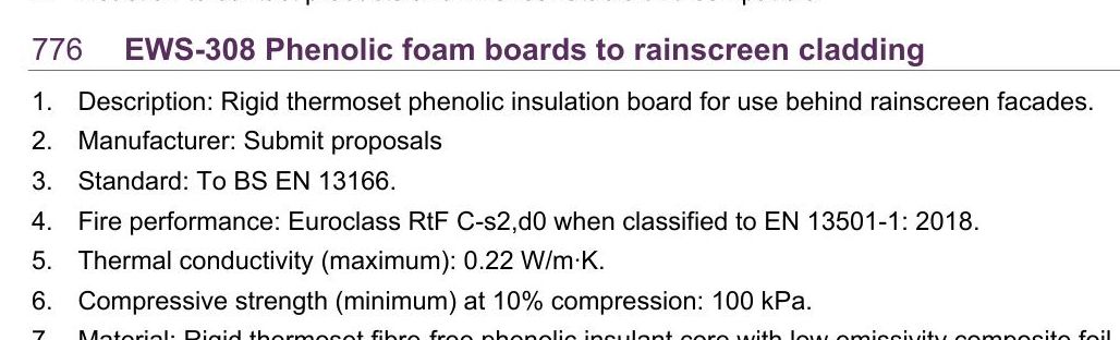H92 / 776 Phenolic boards to rainscreen