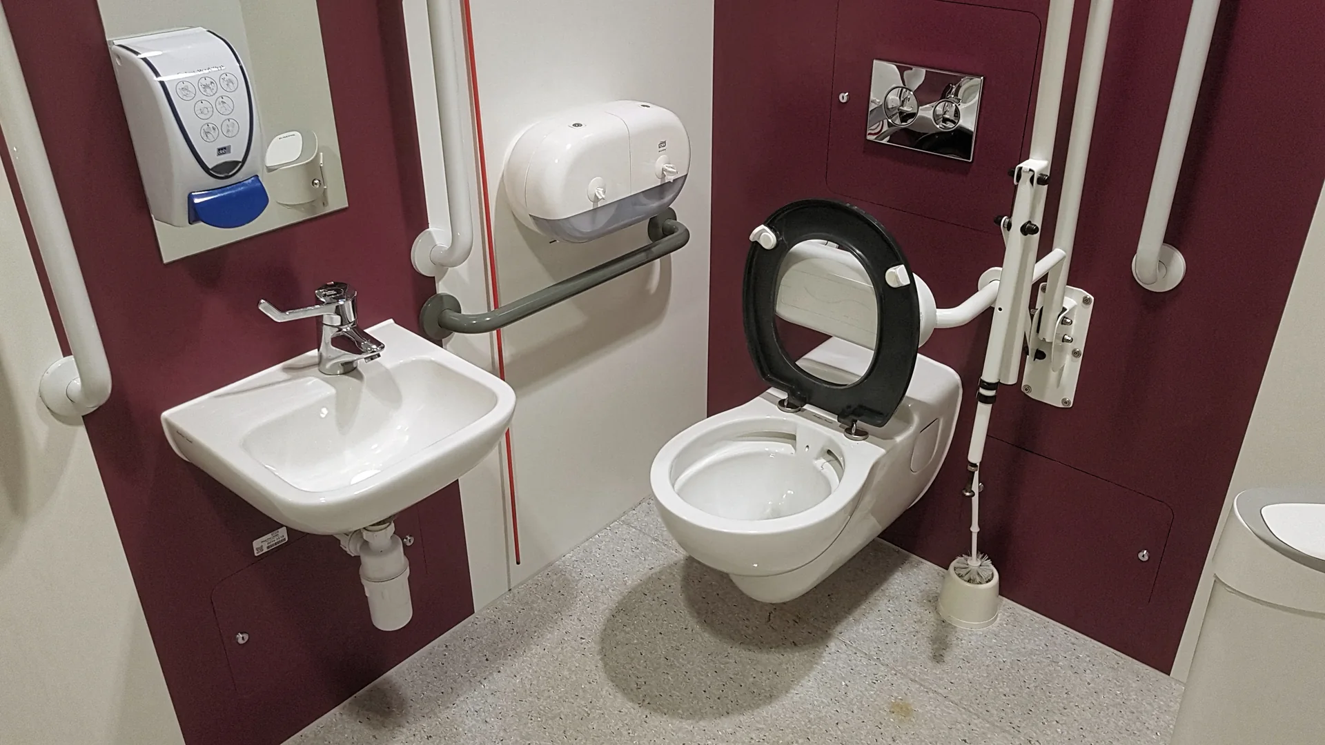 An accessible toilet in Haringey, London