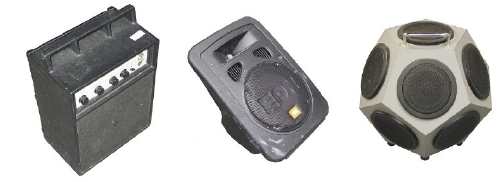 Figure 3 Typical loudspeaker used during airborne sound insulation tests