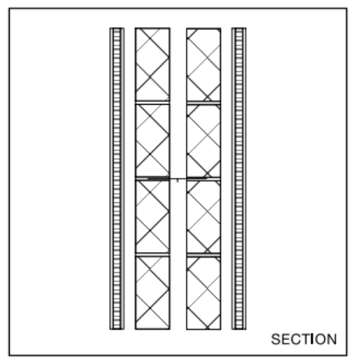Diagram 2.30 Wall type 3.3 with independent composite panel