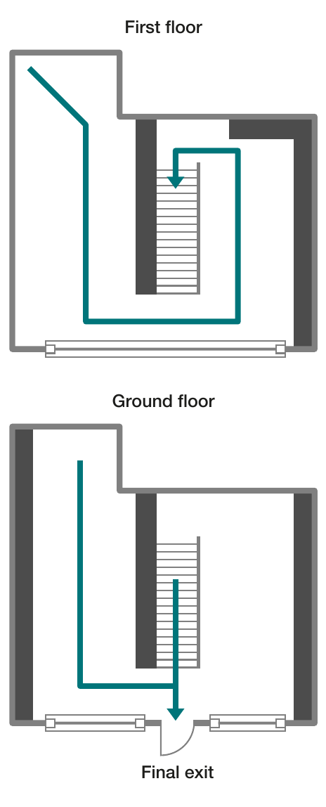 Figure 4 – Ground and first floor