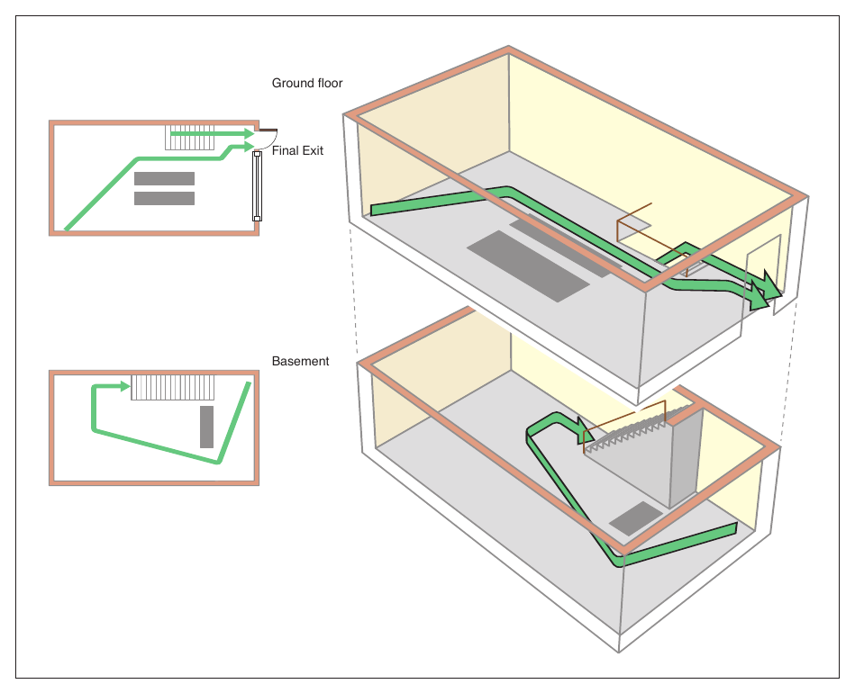 Figure 54: Two-storey (basement and ground floor)