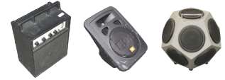 Figure 3 Typical loudspeaker used during airborne sound insulation tests