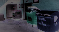 Figure 13: Bins under a stairway (courtesy of