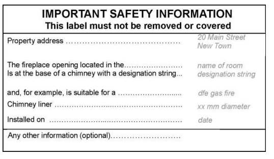 Figure 3. 43 Safety Label