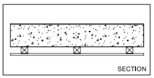 Diagram 3.3 Floor type 1.1C – floor type 1.1 with ceiling treatment C