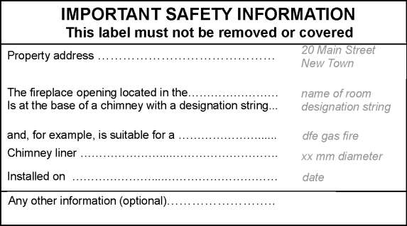 Figure 3.37 Safety Label