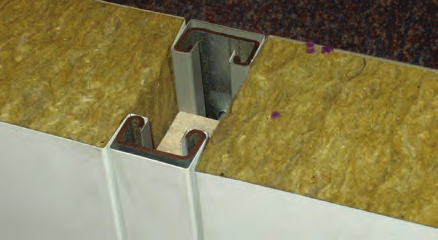 Figure 17: Insulated core panel – internal