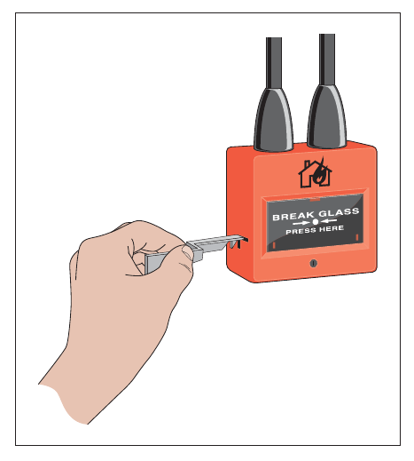 Figure 18: Using a test key