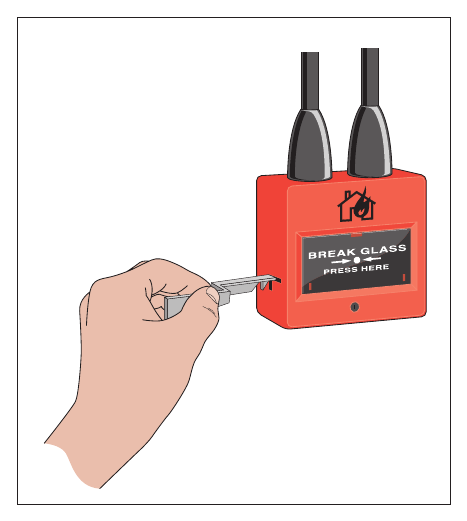 Figure 18: Using a test key