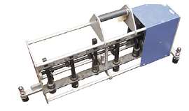 Figure 4 Impact sound test being carried Figure 5 Typical tapping machines for