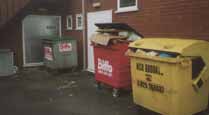 Figure 12: Bins next to a building