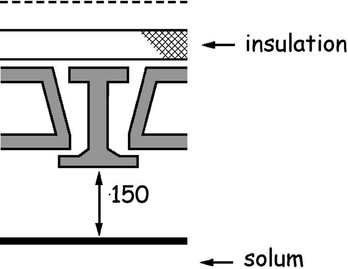 Figure 3.4 Suspended concrete